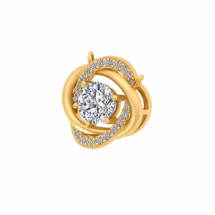 1.50 CTW Lab Grown Diamond Tanmani  / Mangalsutra in 14K & 18K Gold | P01424