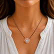 1.50 CTW Lab Grown Diamond Tanmani  / Mangalsutra in 14K & 18K Gold | P01424