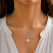 1.20 CTW Lab Grown Diamond Solitaire Pendants in 14K & 18K Gold |P01423