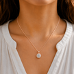 1.20 CTW Lab Grown Diamond Solitaire Pendants in 14K & 18K Gold |P01423