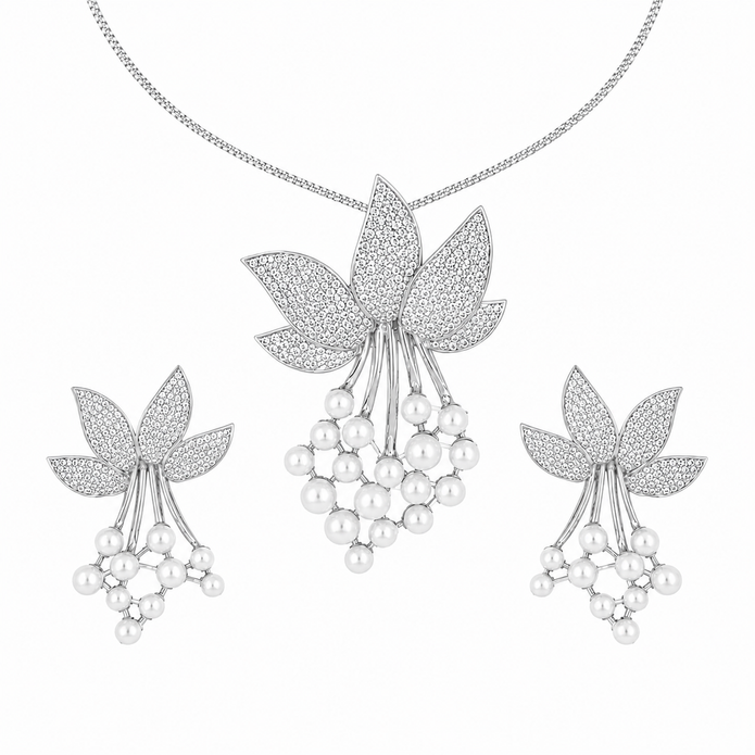 2.65 CTW Lab Grown Diamond Pendant Sets in 14K & 18K Gold | PS0259