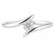 R00871 - 0.15 TCW Diamond Studded Gold Daily Were Rings