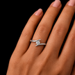 R00871 - 0.15 TCW Diamond Studded Gold Daily Were Rings