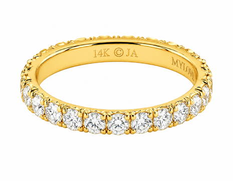 1.90 CTW Lab Grown Diamond Eternity Ring in 10K, 14K & 18K Gold | R01177
