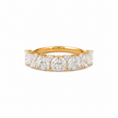 R03050 - 1.05 TCW Diamond Studded Gold Daily Were Rings