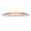 R03053 - 0.50 TCW Diamond Studded Gold Daily Were Rings