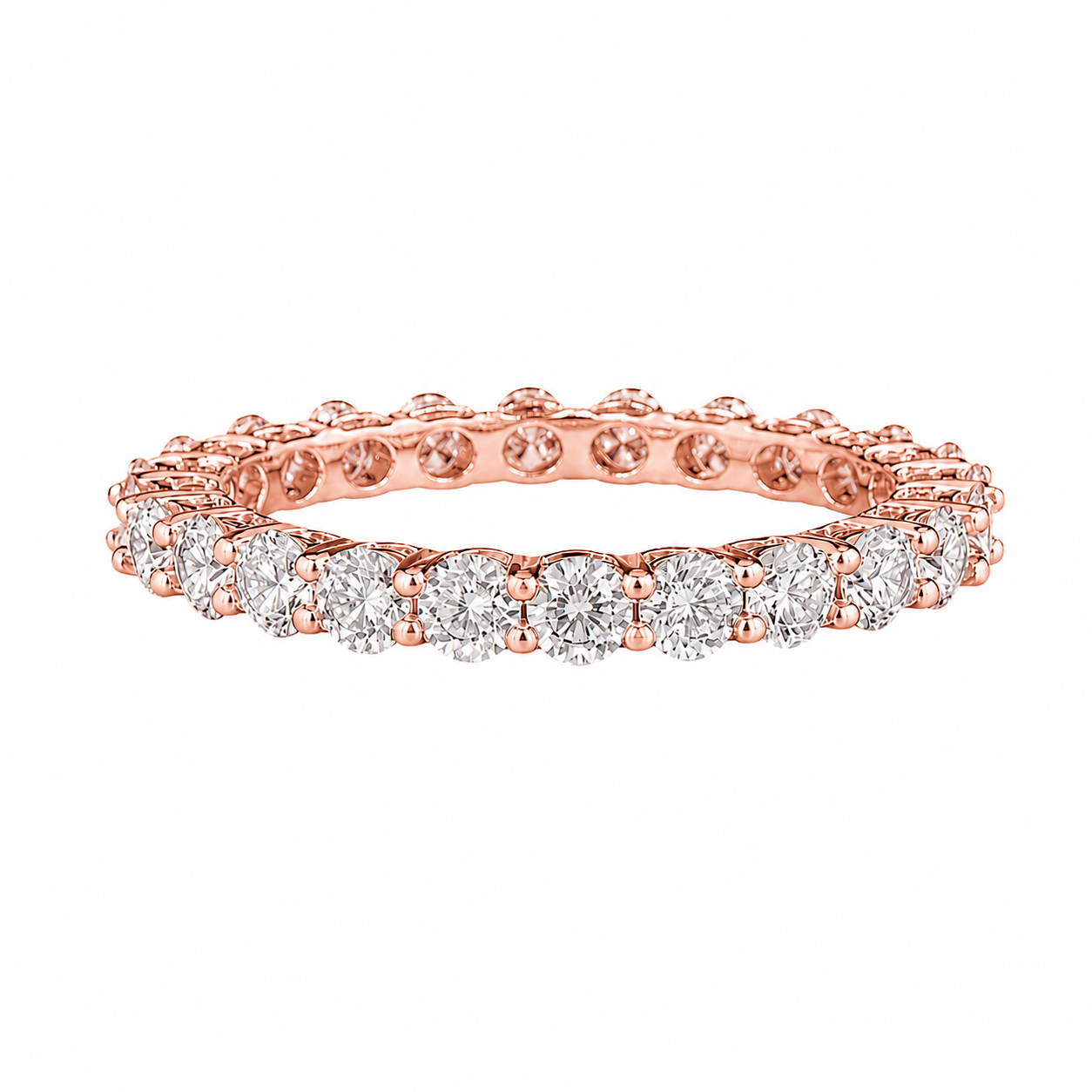 1.85 CTW Lab Grown Diamond Eternity Ring in 10K, 14K & 18K Gold | R03126