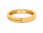 0.05 CTW Lab Grown Diamond Studded in 10K, 14K & 18K Gold Wedding Bands | R03135