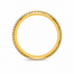 1.90 TCW Lab Grown Diamond Studded in 10K, 14K & 18K Gold Wedding Bands | R03152