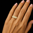 1.90 TCW Lab Grown Diamond Studded in 10K, 14K & 18K Gold Wedding Bands | R03152