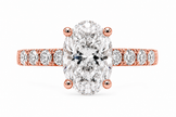 R03166 - 1.55 CTW Diamond Studded Gold Engagement Rings