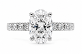 R03166 - 1.55 CTW Diamond Studded Gold Engagement Rings