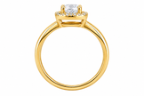 R03175 - 0.60 TCW Diamond Studded Gold Engagement Rings
