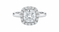 R03175 - 0.60 TCW Diamond Studded Gold Engagement Rings