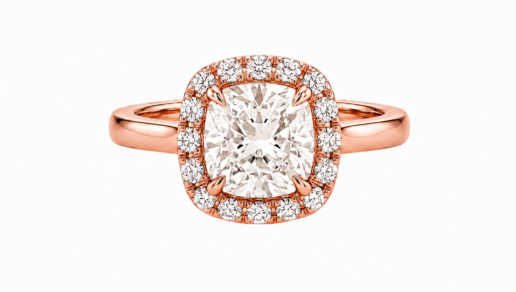 R03175 - 0.60 TCW Diamond Studded Gold Engagement Rings