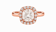 R03175 - 0.60 TCW Diamond Studded Gold Engagement Rings