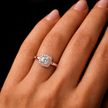 R03175 - 0.60 TCW Diamond Studded Gold Engagement Rings