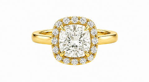 R03175 - 0.60 TCW Diamond Studded Gold Engagement Rings
