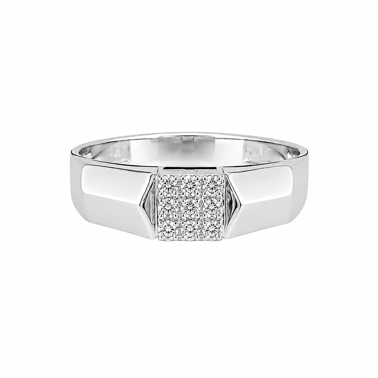 0.45 TCW Lab Grown Diamond Studded in 10K, 14K & 18K Gold Men’s Rings | R03178