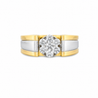 0.40 CTW Lab Grown Diamond Studded in 10K, 14K & 18K Gold Men’s Rings | R04048
