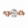 R04061 - 1.25 TCW Diamond Studded Gold Engagement Rings