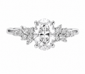 R04070 - 0.45 CTW Diamond Studded Gold Engagement Rings